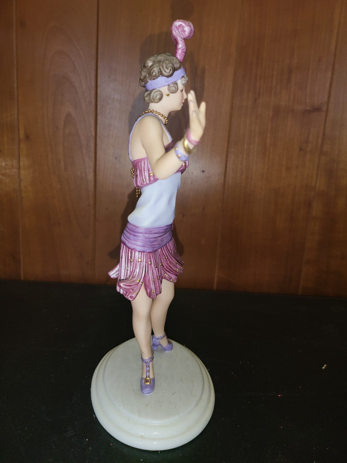 Figurine Lenox Swinging Sensation Flapper Dancer  10"H Porcelain
