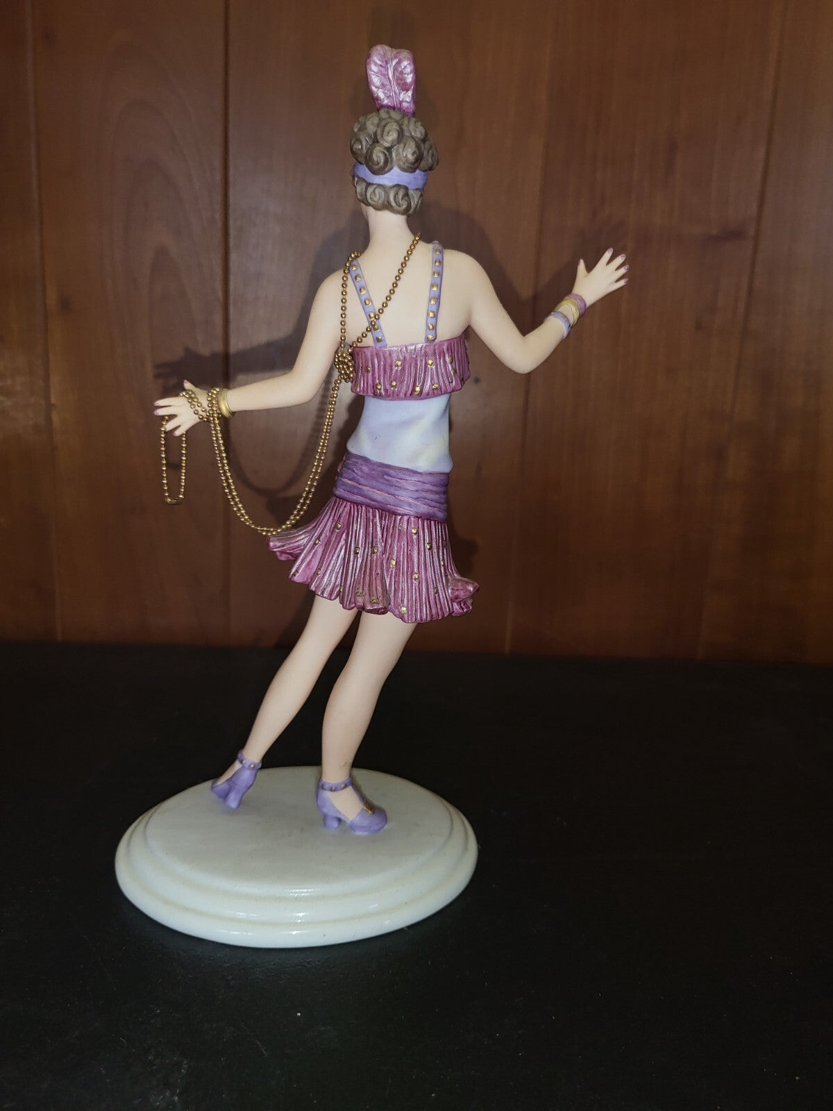 Figurine Lenox Swinging Sensation Flapper Dancer  10"H Porcelain