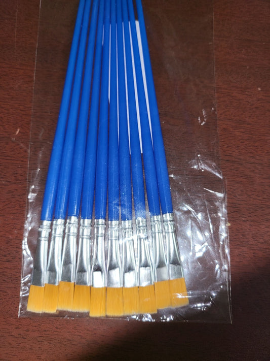 10 pc Paint Brush Set  Quality Bristles for Handcraft Painting Staining   *MORE