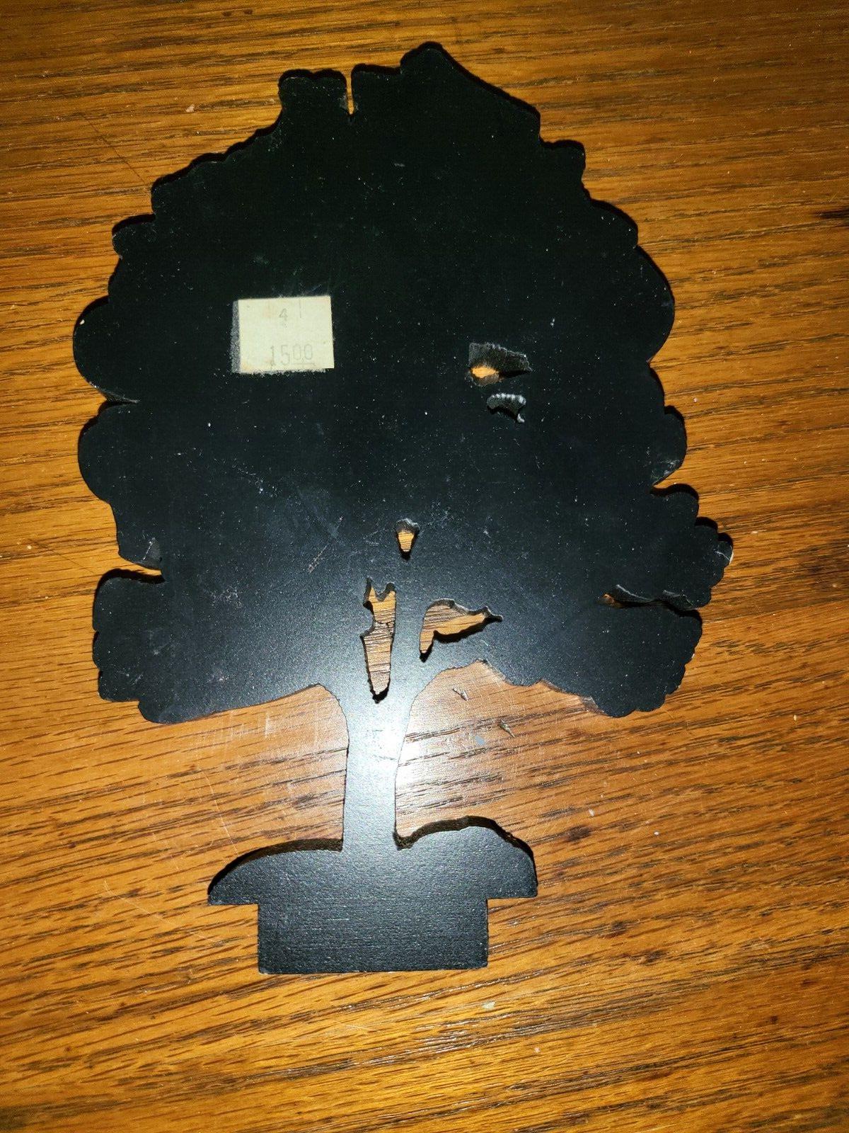 Wood Block  Decor  Shelia's Maple Tree In Fall - Unmarked 7.5 x 5"