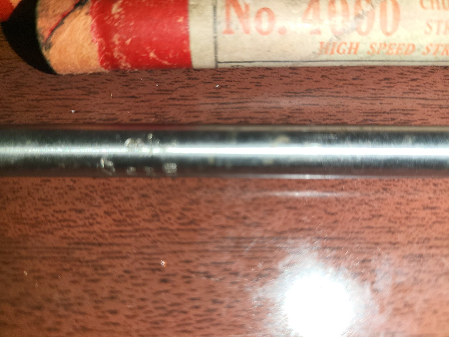 Cleveland No. 4000 3/8" .0375  6 Flute Reamer Straight Shank