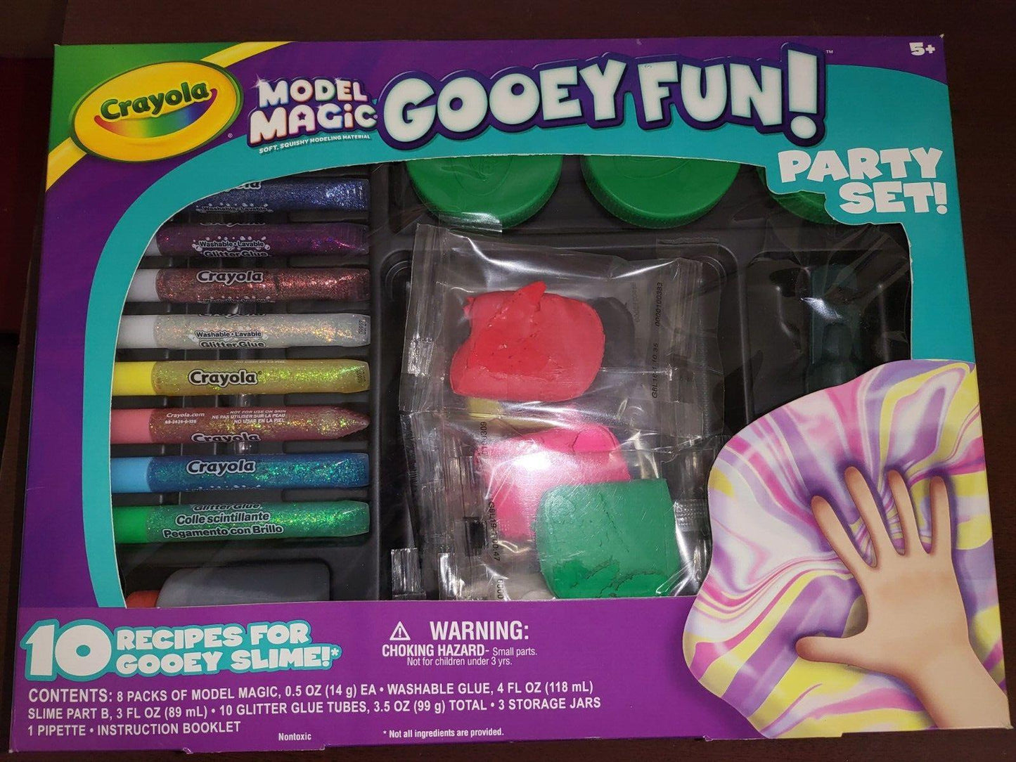 Crayola Model  Magic Gooey Fun! Party Set Slime Kit Age 5+
