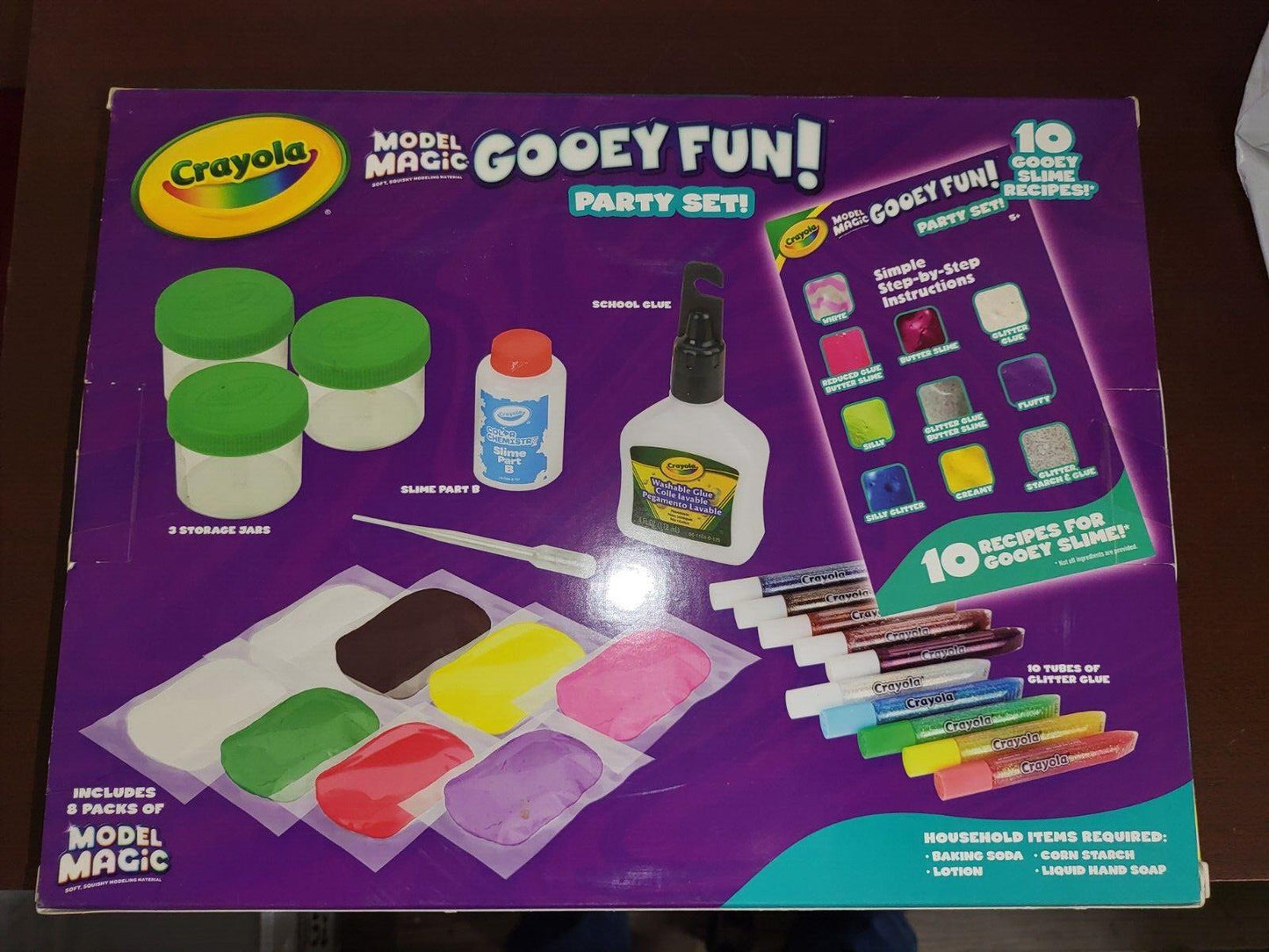 Crayola Model  Magic Gooey Fun! Party Set Slime Kit Age 5+