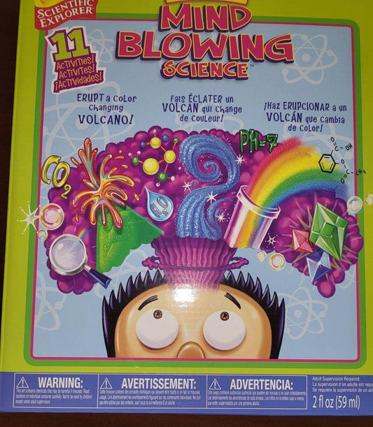Scientific Explorer My First Mind Blowing Science Kit Game Age 8+ NIOB COMPLETE