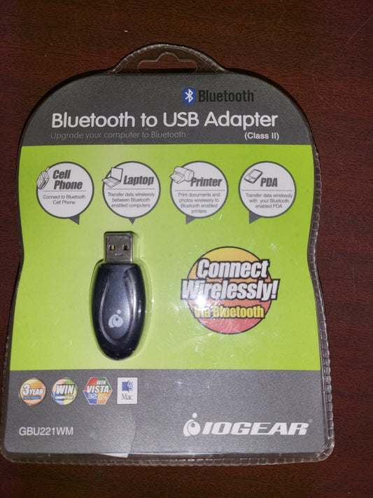Bluetooth to USB Adapter Class II  NIP IOGear GBU221WM