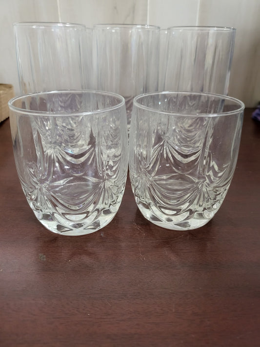 2 Cristal D'Arques-Durand Premier Ovation Rocks Glasses ~4"H Heavy Weight #4129