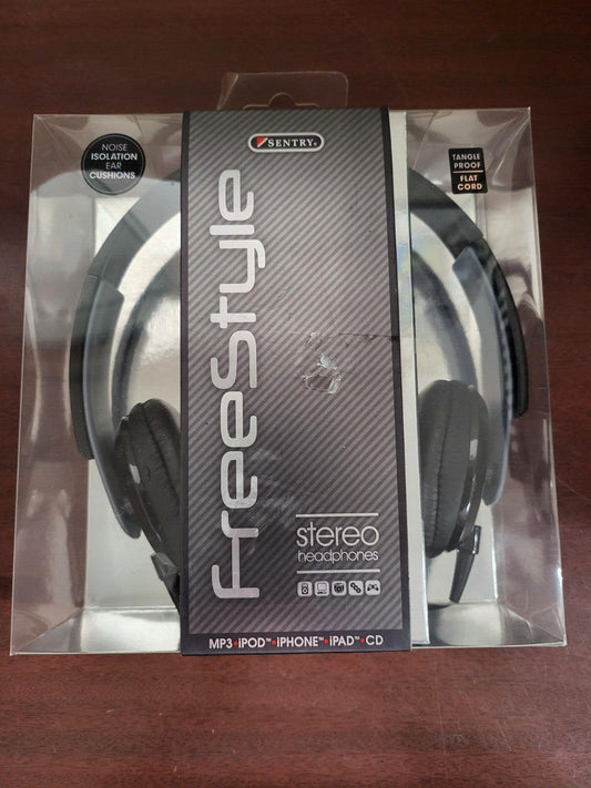 Sentry Free Style Stereo Headphones Noise Isolation Ear Cushions for iPhone iPad
