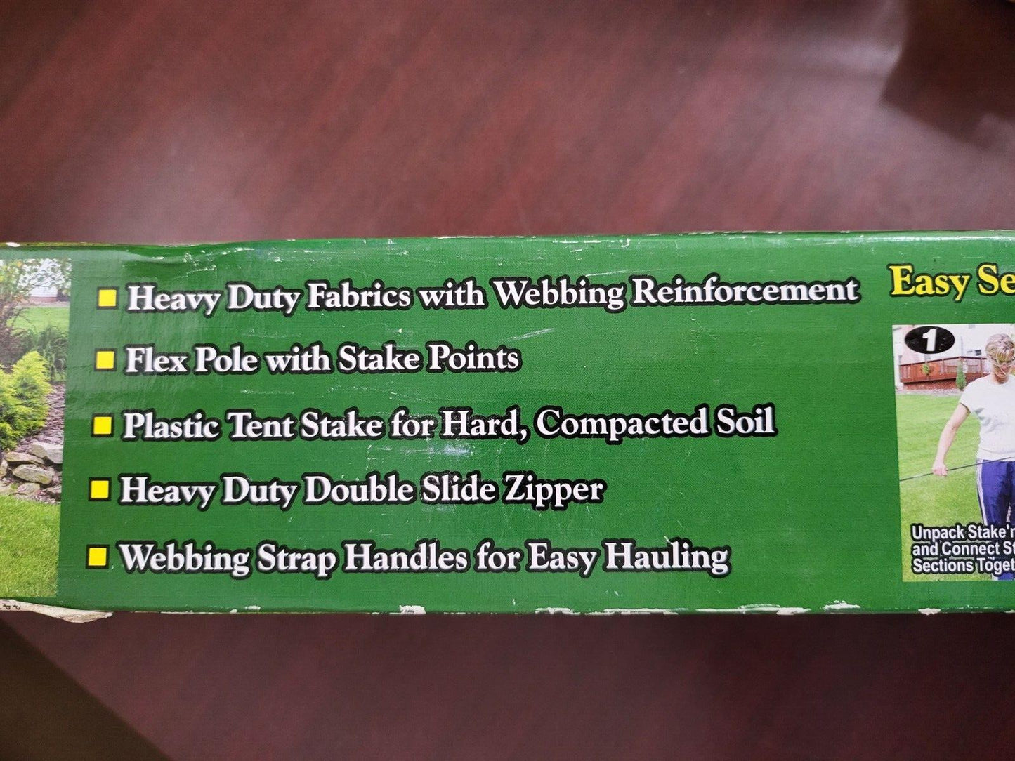 Stake 'N Rake Hands Free Reusable Lawn & Leaf Bag 40 Gallon Size / Polytuf Tarps