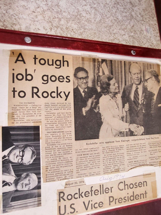 Vintage Scrapbook 1930-70s era National & Local News Personal Memorabilia* #2816