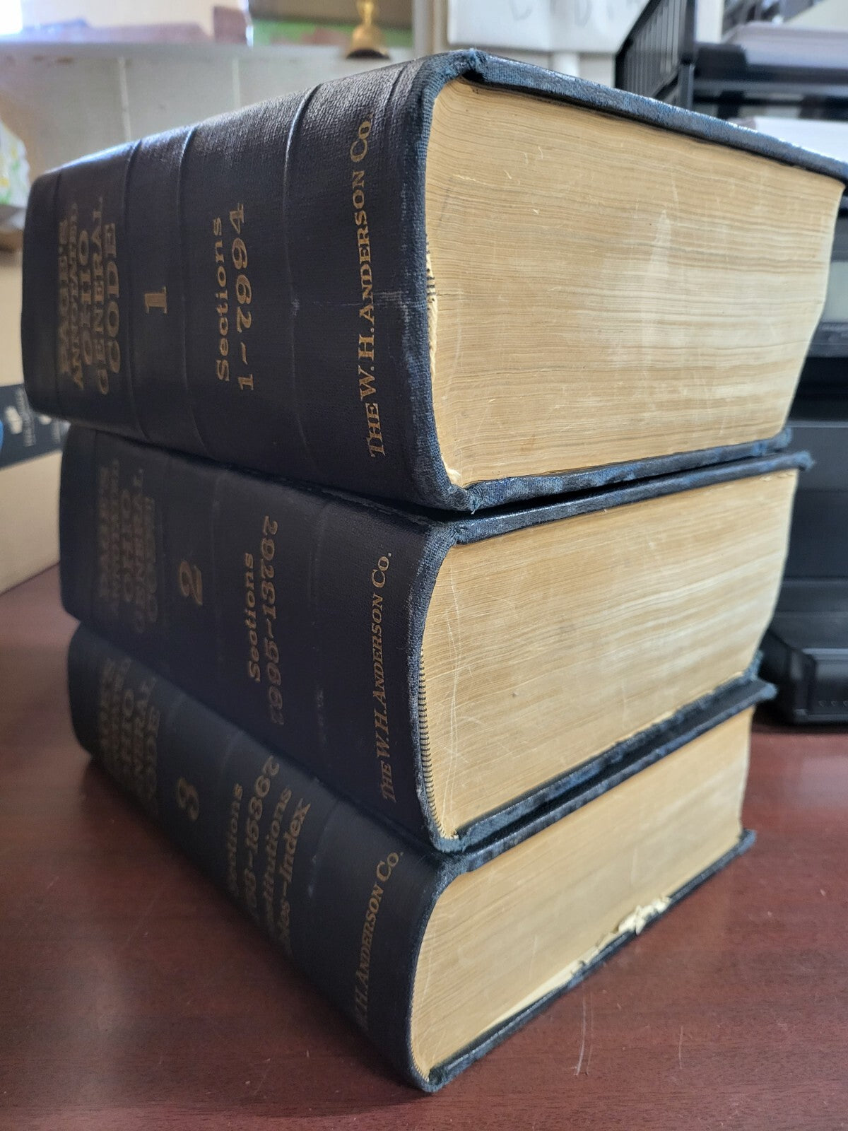 Book Set - Page's Annotated Ohio General Code 1926 ~ 3 Volumes #2869