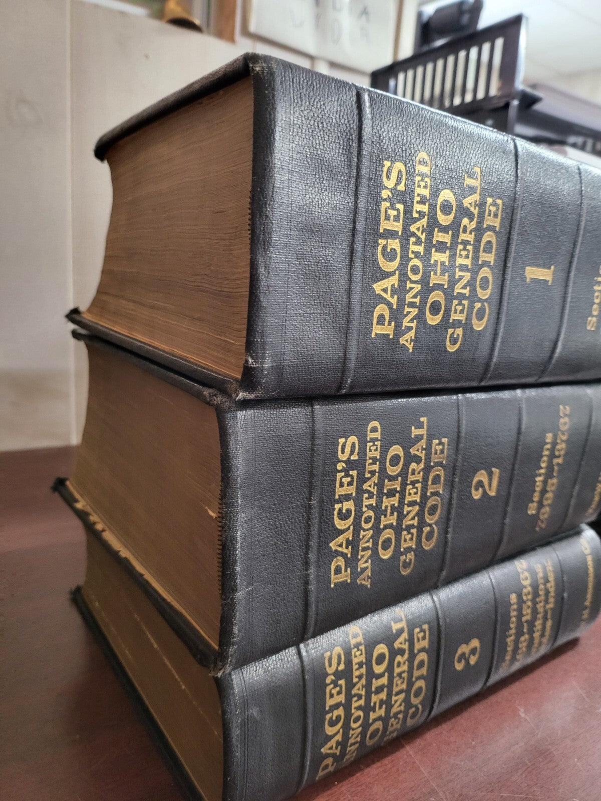 Book Set - Page's Annotated Ohio General Code 1926 ~ 3 Volumes #2869