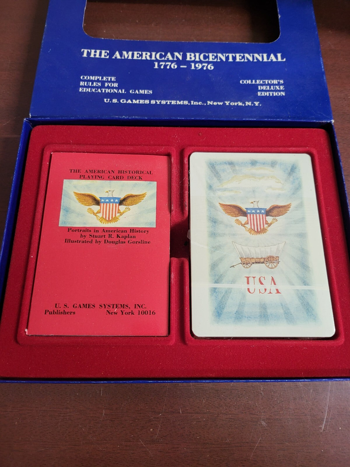 Vintage Playing Cards The American Bicentennial Portraits of Historical Figures