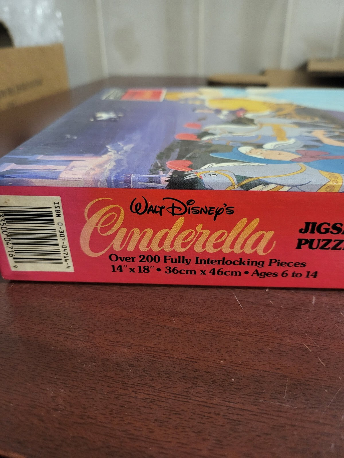 Vintage Golden Jigsaw Puzzle  Cinderella Disney 200pc 14x18" NOS Sealed 4716C-40