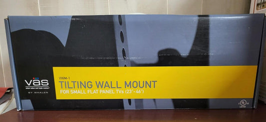 Tilting Wall Mount TV Bracket for Flat Panel up to 46" Safety Locks & Easy Inst
