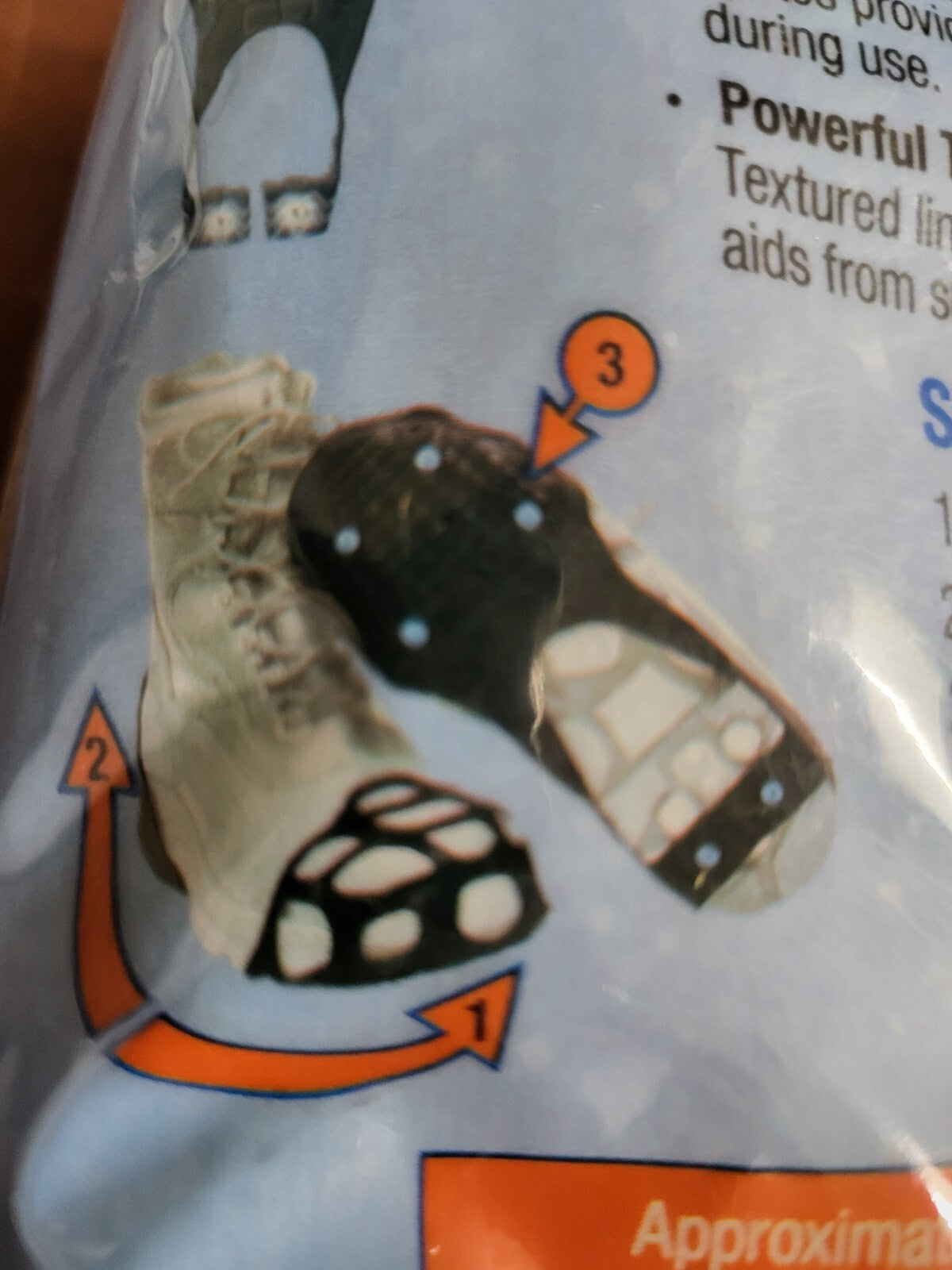 10 - Due North All Purpose Cleats LARGE  Snow Ice Fits Over Shoe Traction Aids