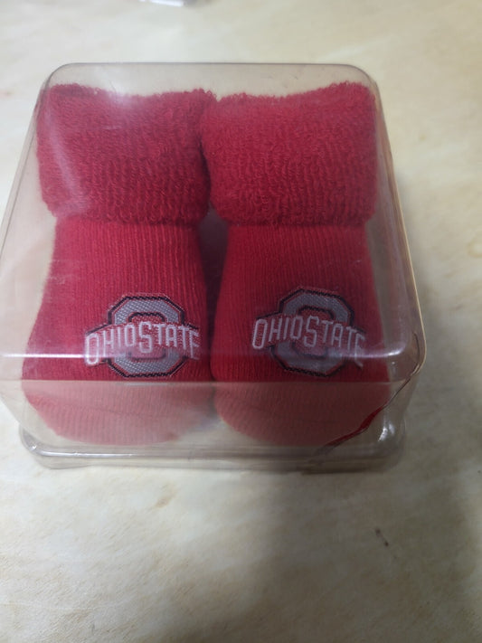 Ohio State University Baby Booties Newborn  OSU Buckeyes Game Day Outfitters  Co
