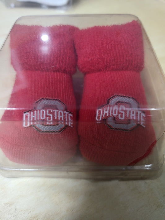 Ohio State University Baby Booties Newborn  OSU Buckeyes Game Day Outfitters  Co