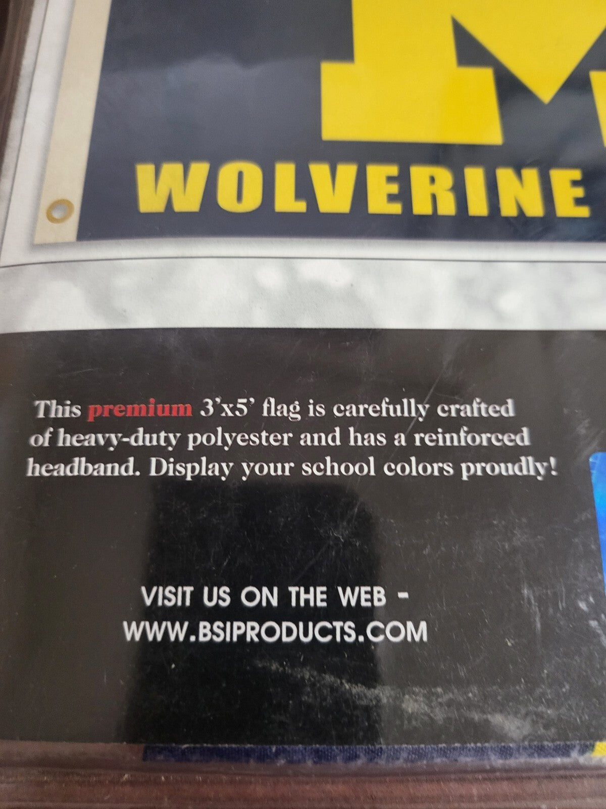 University of Michigan Wolverines Premium 3 x 5ft Flag  Michigan Nation