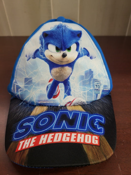 Sonic The Hedgehog Baseball Cap Kids Size 20-25" NWOT