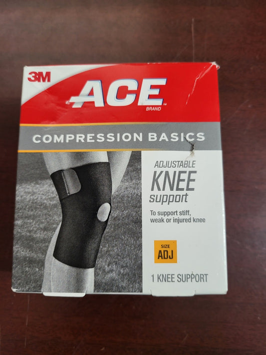 Ace Compression Adjustable Knee Support Brace One Size