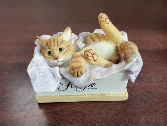 Royal Doulton Figurine Kitten in Shoe Box #80805217 Scarpe Roma