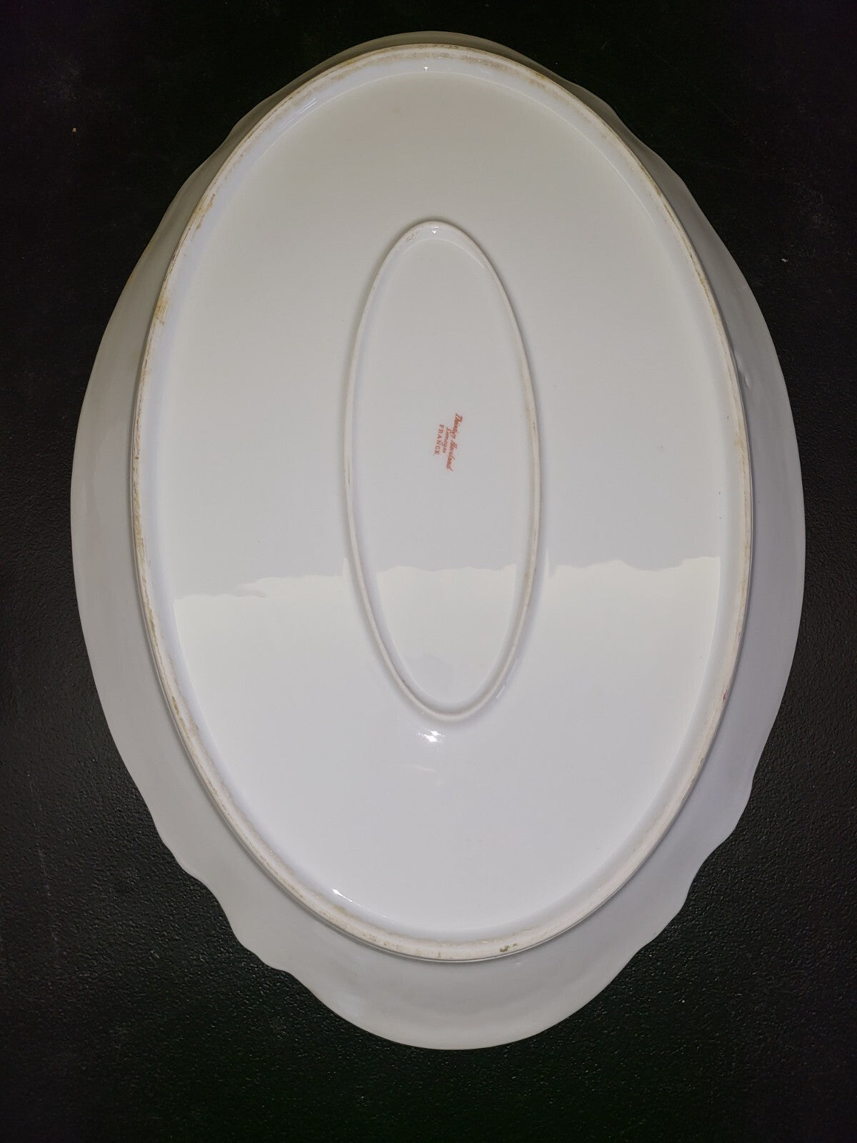 Vintage Theodore Haviland Limoges Schleiger Platter Purple Floral Design 16 x 11