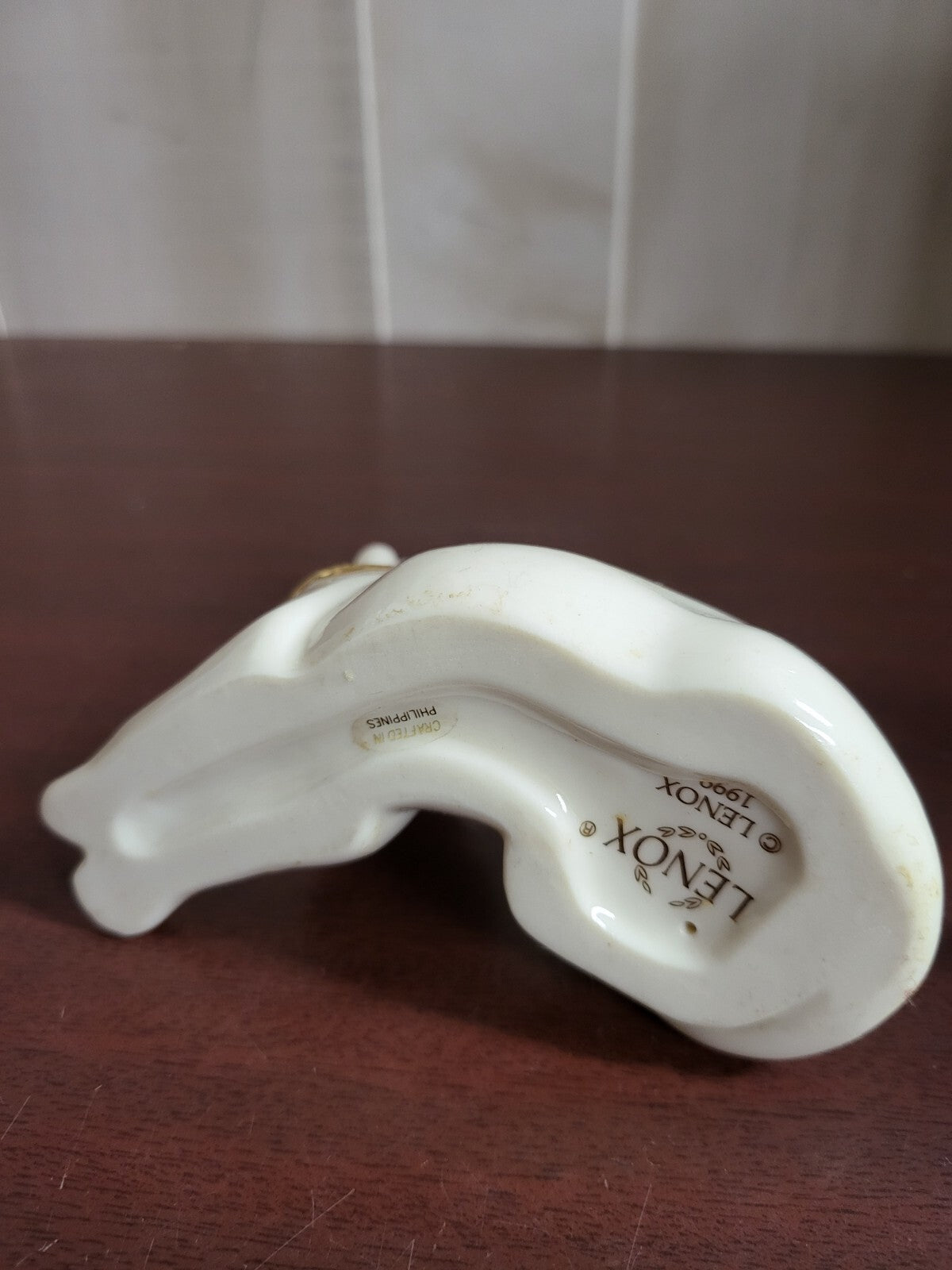 Lenox Cat Figurine White Egyptian Goddess 4.5 x 3.5" Bone China 1999