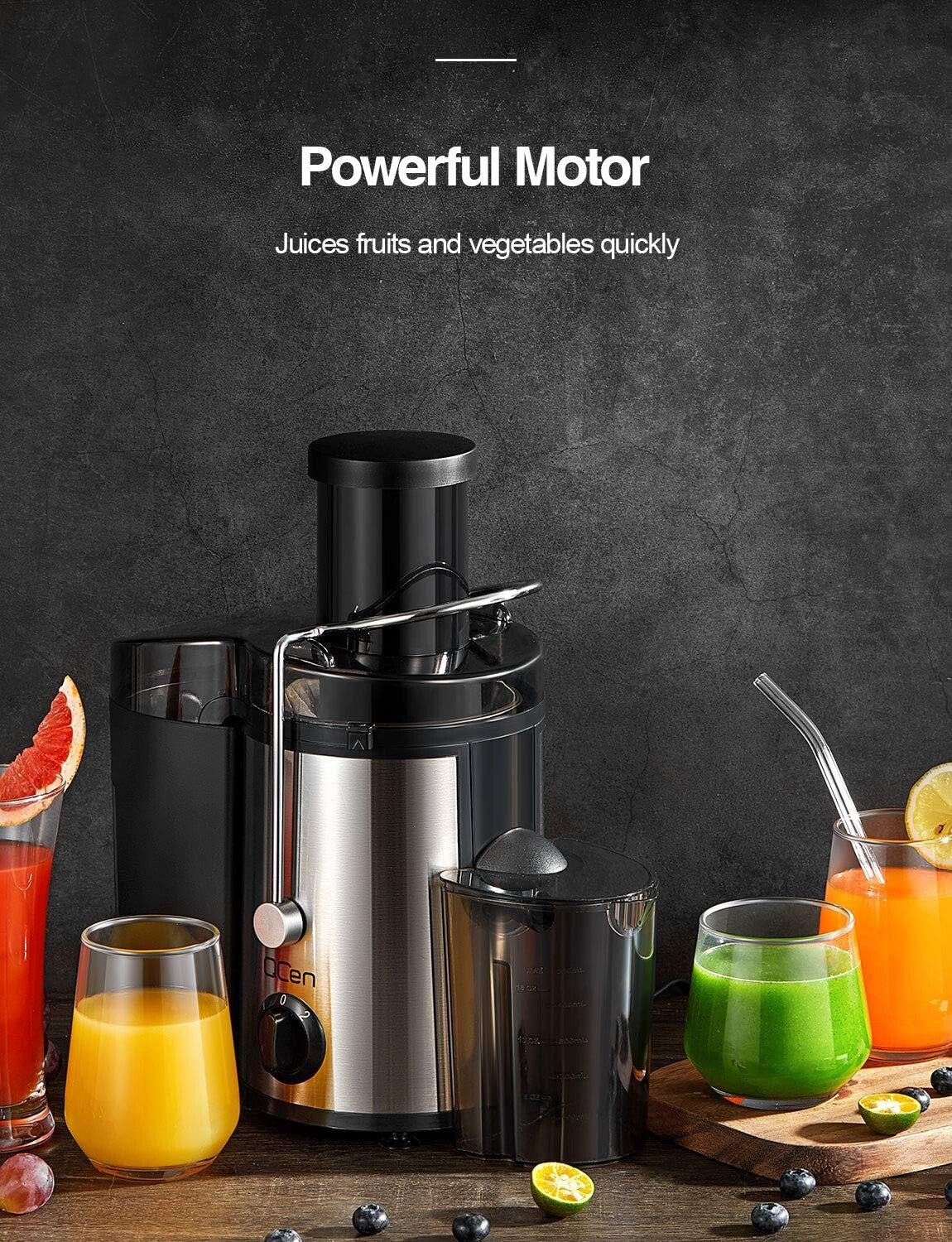 Power Juicer model KS-500H  800W High Quality   NIOB     QCen