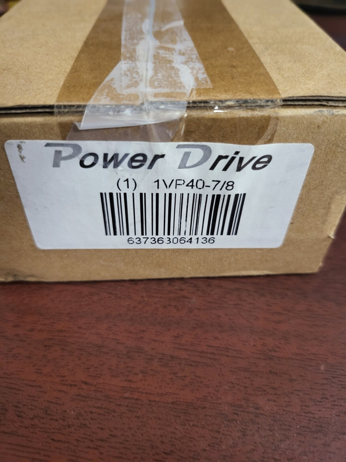 Power Drive 1VP40 x 7/8  Pitch Pulley,7/8"Fixed Bore,3.75"O.D.
