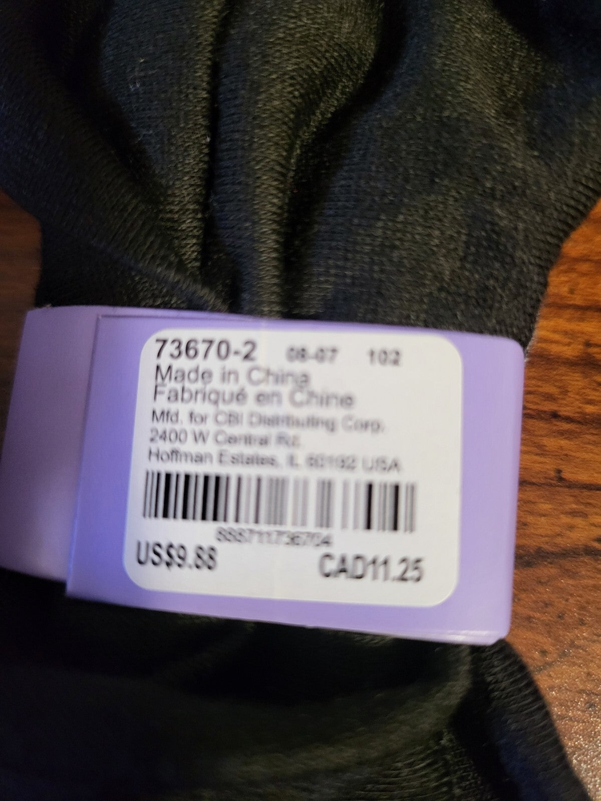 Claire's 2 Pack Head Bands Hair Hair Wrap Black & Paisley Bandana 18" Stretch