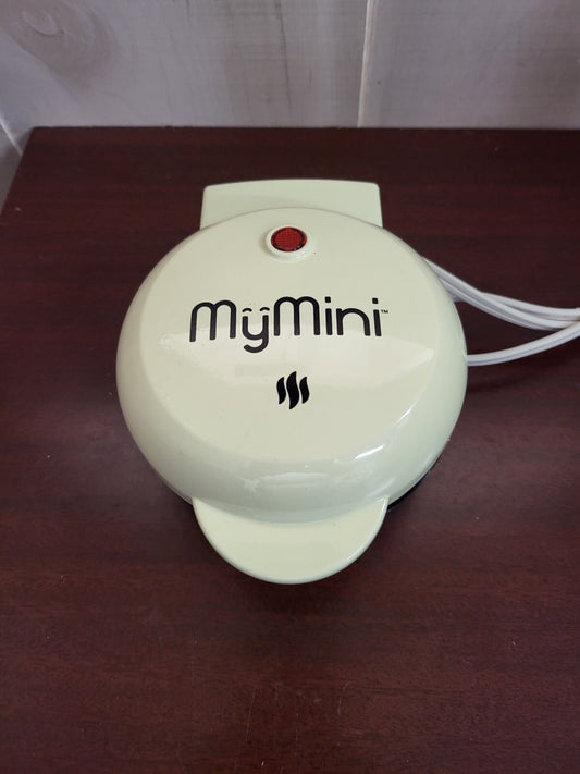 My Mini Waffle Maker Make Pancakes Hand Pies Burgers Omelets  MORE Cream Color ~