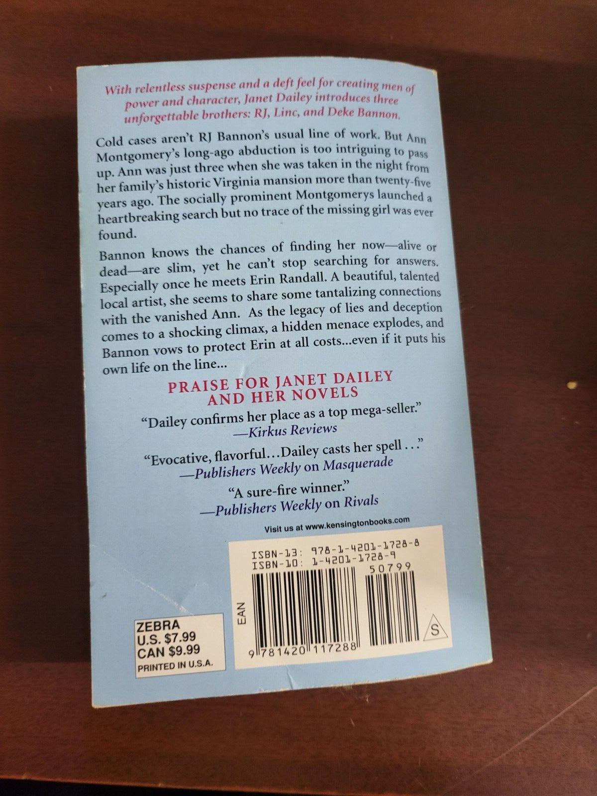 Book - Bannon Brother Trust by Janet Dailey  Zebra publ
