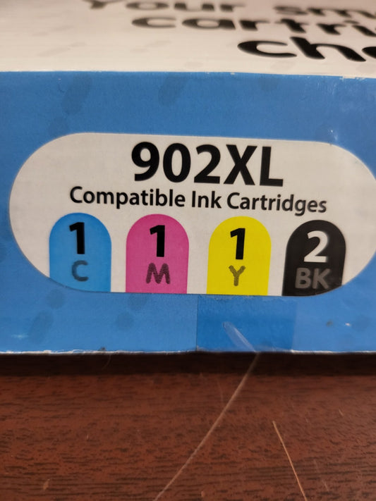 Smart Ink Cartridge 902XL 903 Black &Tri-Color Set Expired 12/2022