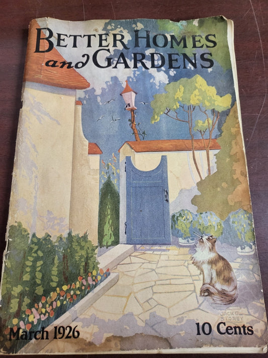 Vintage Issue Better Homes and Gardens April 1926