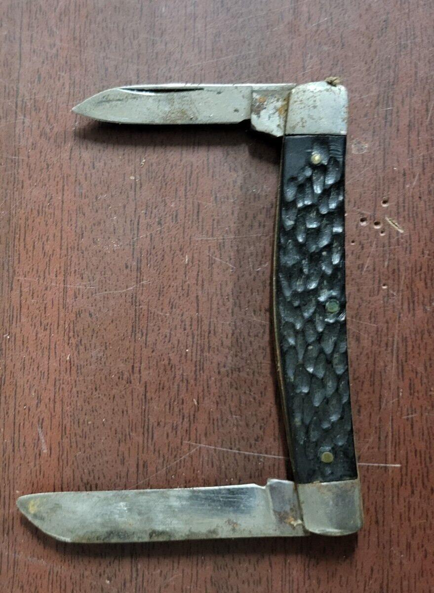 Antique Imperial 2 Blade Pocket Knife Providence RI  1.5 & 2" Blades