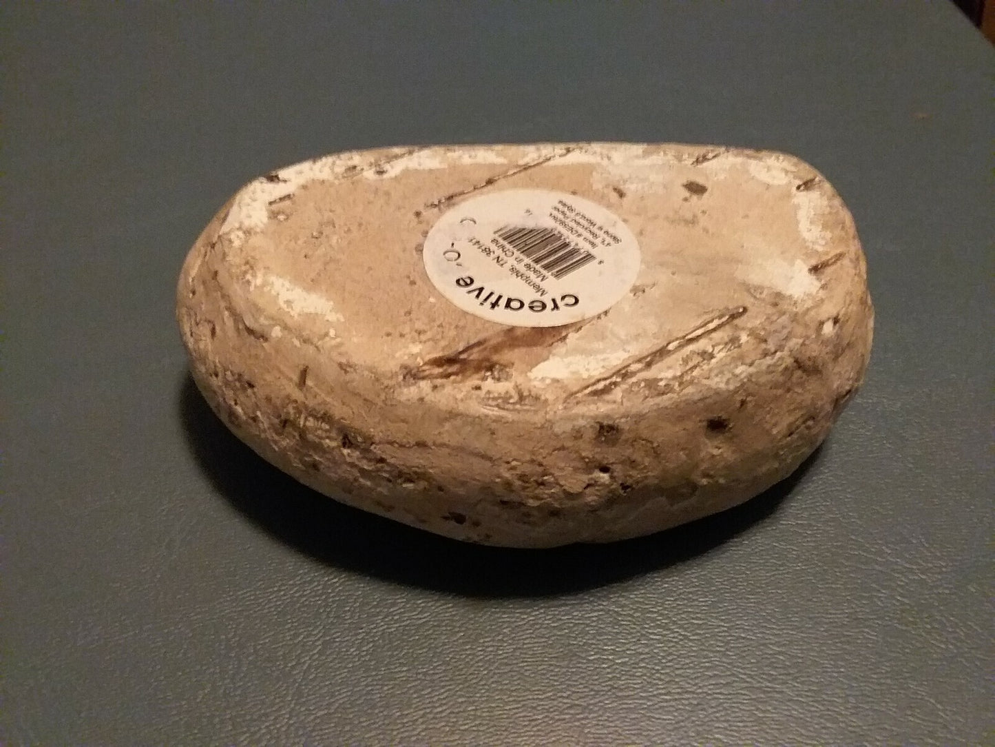 Palm Stone " Dream "  White 4x3x1.25"  NWT Creative Co-op Primitive Rustic Decor