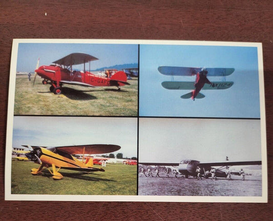 Postcard Waco Air Museum Historical Society, Troy, Ohio Vintage Airplanes 1920 -