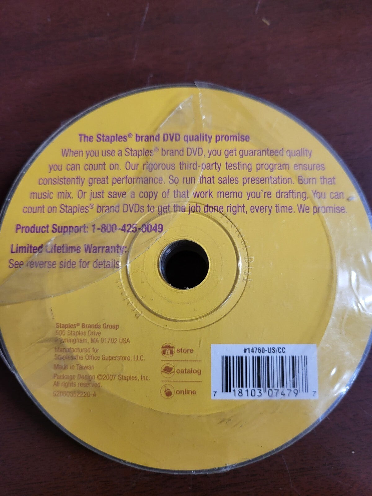 12 count DVD-R 16x Speed 120 Minutes 4.7GB Recordable Disks    Staples