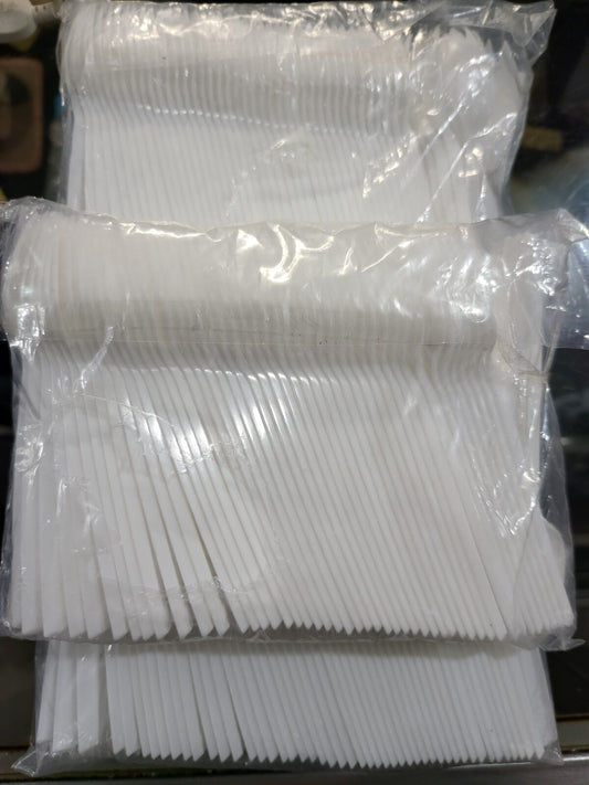 300 ct Spork 4" White Plastic  Ware 4"  Spoon Fork  NIP