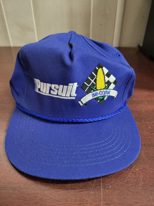 Baseball Cap PURSUIT IMI-CORN Blue Snap Back Fabric Hat Sport Cap One Size Adjus