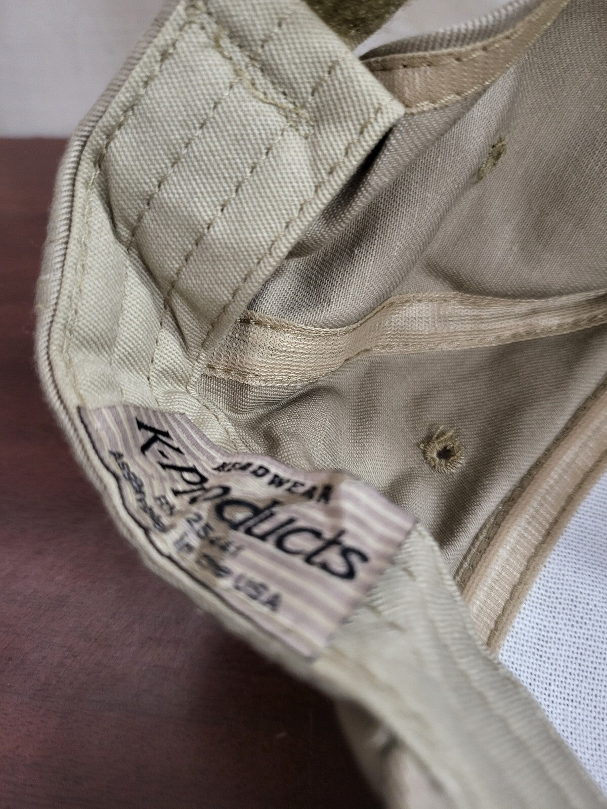Baseball Cap ROUNDUP READY 2 YIELD Tan & Multi   Snap Back Fabric Hat Sport Cap