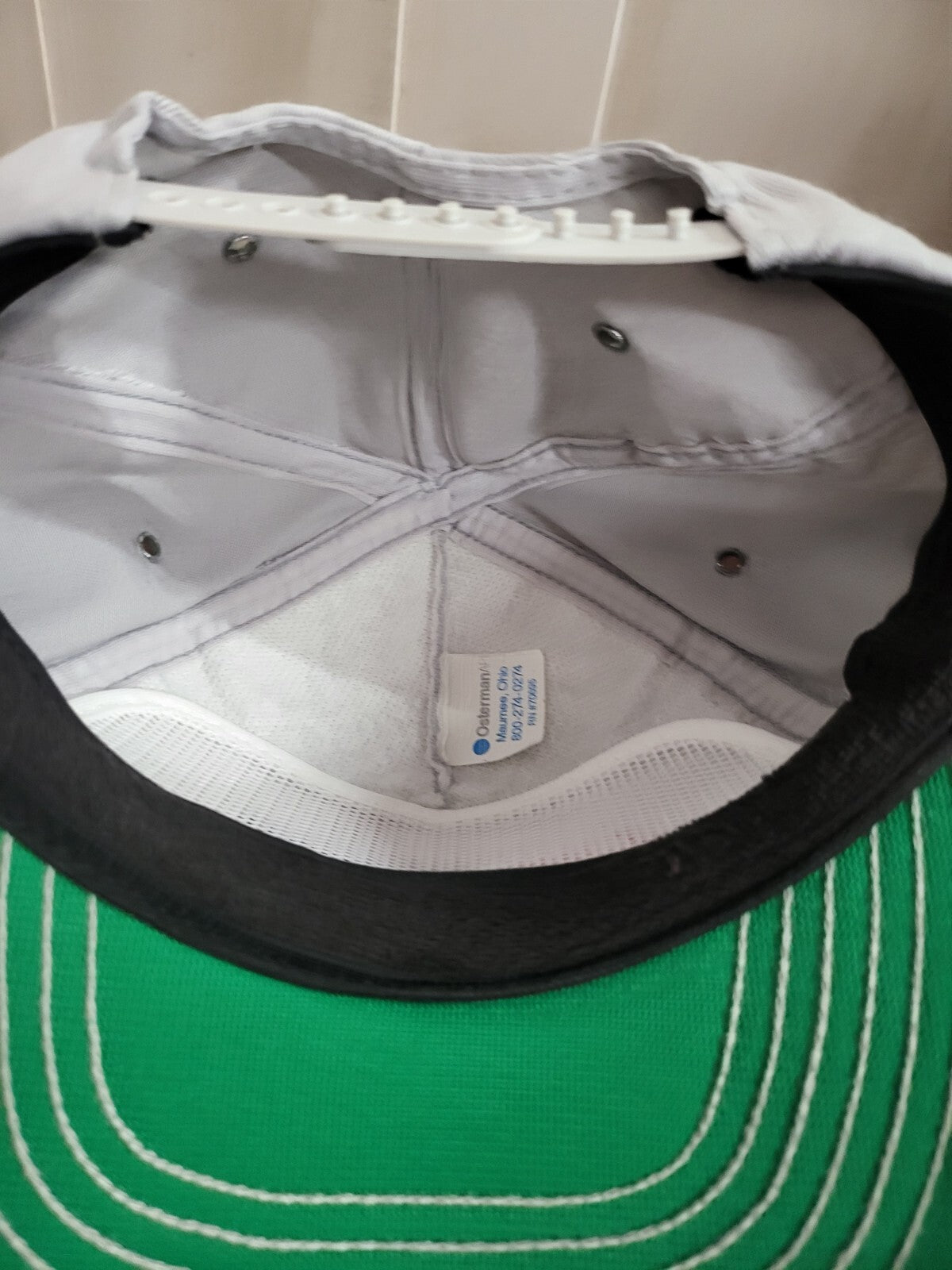 Baseball Cap MORTON BUILDINGS Gray Snap Back Fabric Hat Sport Cap One Size Adjus