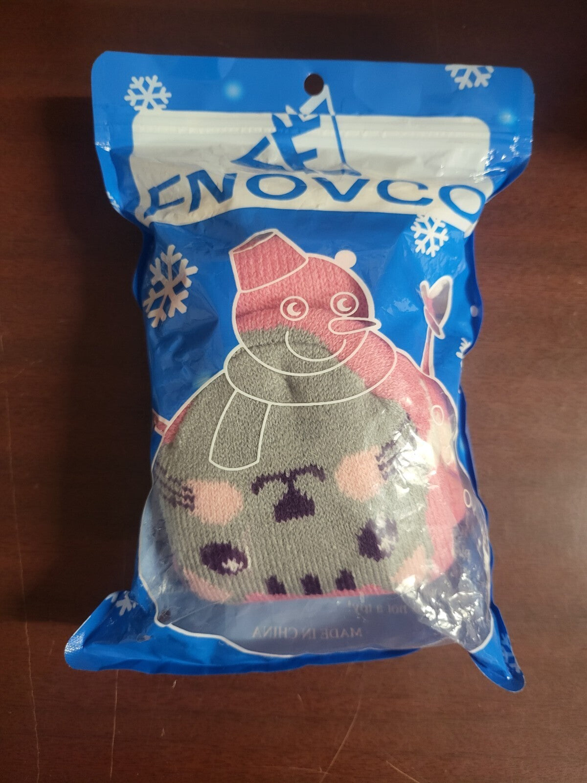 Slipper Socks Kids 2-4yrs PINK Hearts Gray Cat Non-Slip  NWT Fnovco