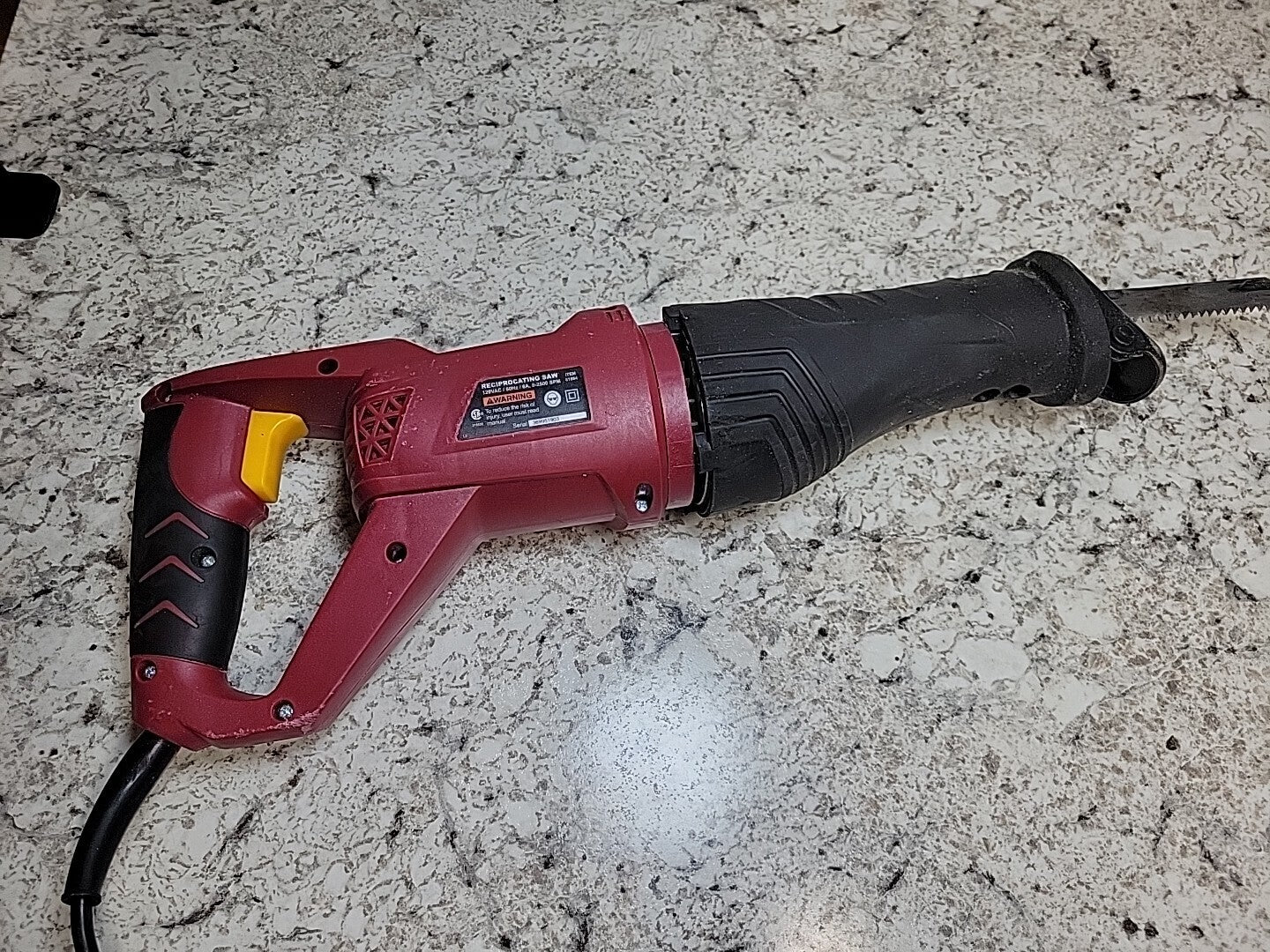 Chicago Electric Power Tools Reciprocating Saw  Corded