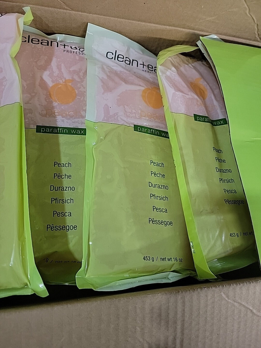 Clean + Easy Digital Paraffin Warmer with Steel Bowl 6lbs With Peach Wax Refills