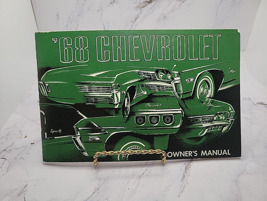 1968 Chevrolet Full Size Car Owners Operators Manual 68 Chevy Impala