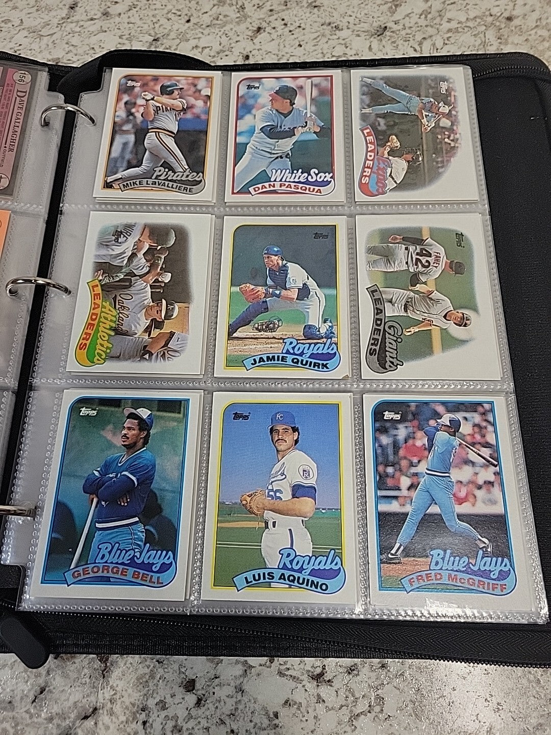 baseball card binder album Half Full Of Baseball Cards, Baseball Cards Lot