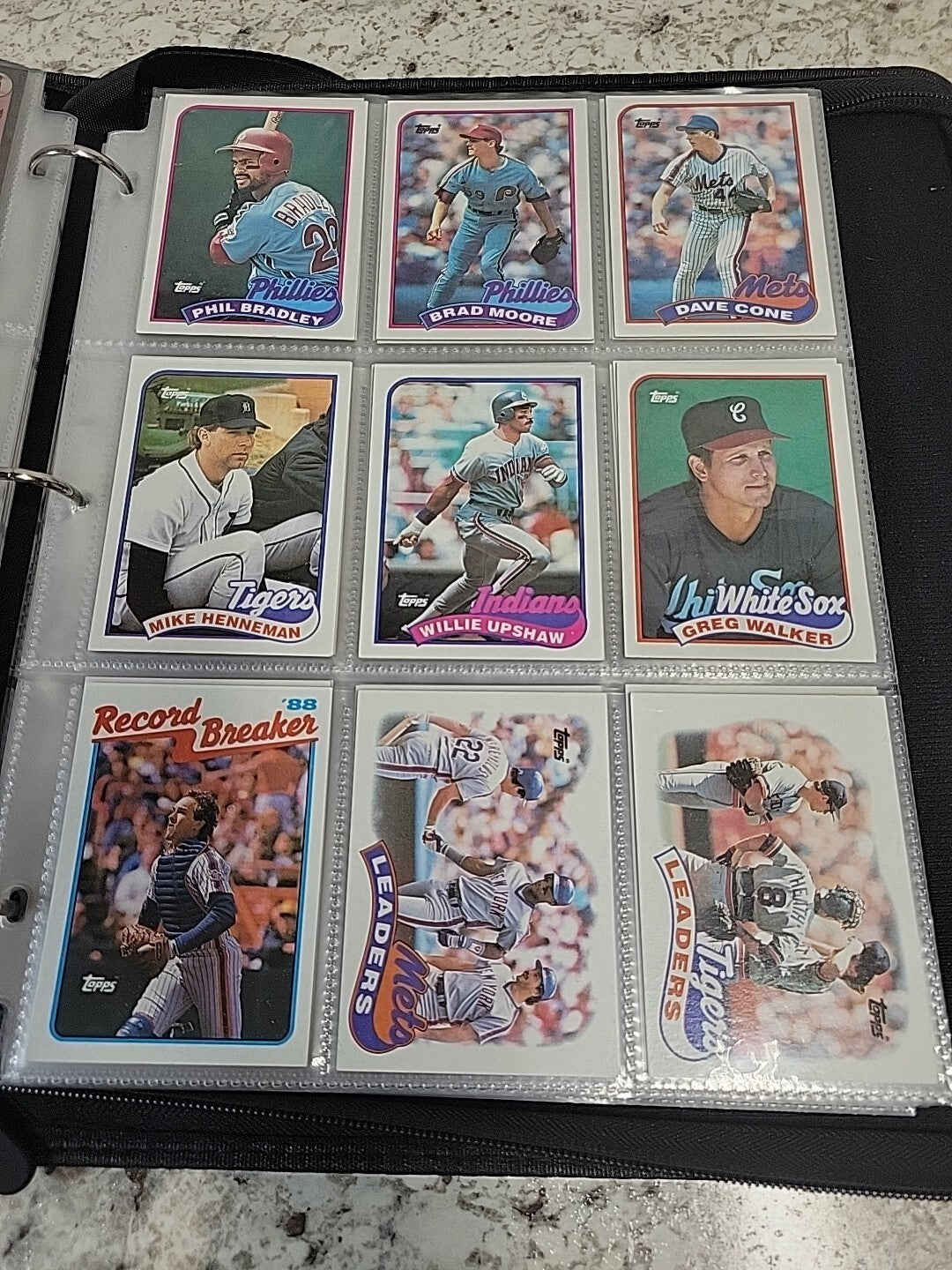 baseball card binder album Half Full Of Baseball Cards, Baseball Cards Lot