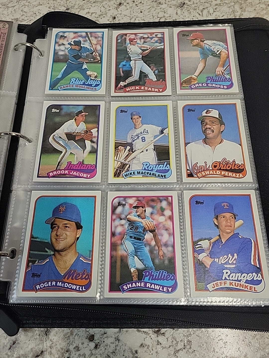 baseball card binder album Half Full Of Baseball Cards, Baseball Cards Lot