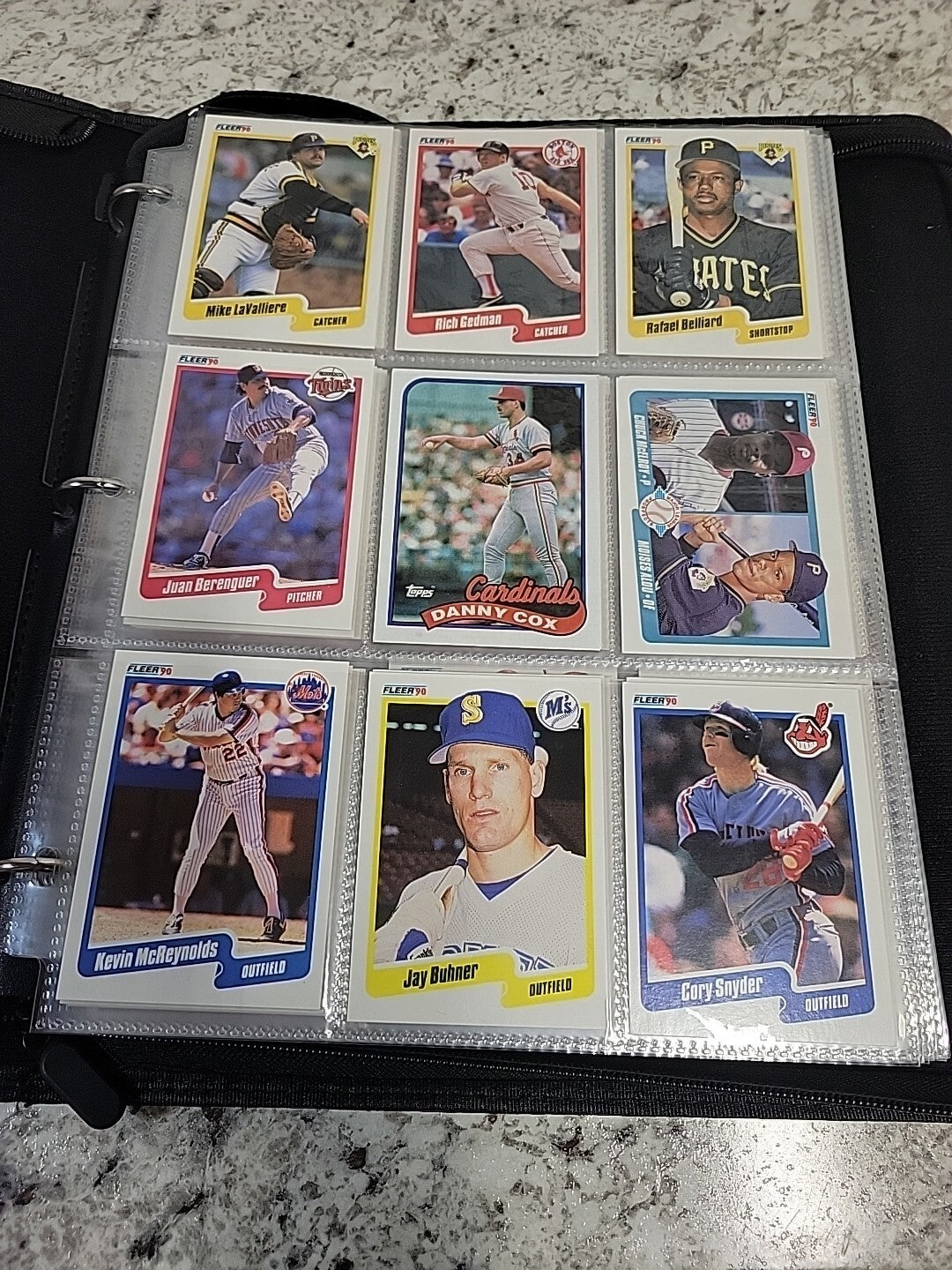 baseball card binder album Half Full Of Baseball Cards, Baseball Cards Lot